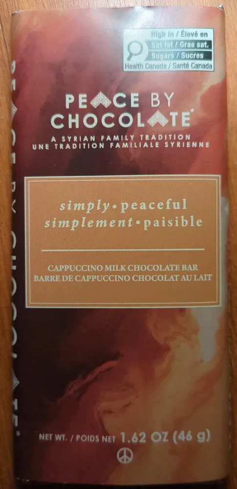 Cappuccino Milk Chocolate Bar