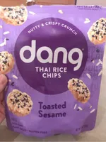 Thai Rice Chips Toasted Sesame