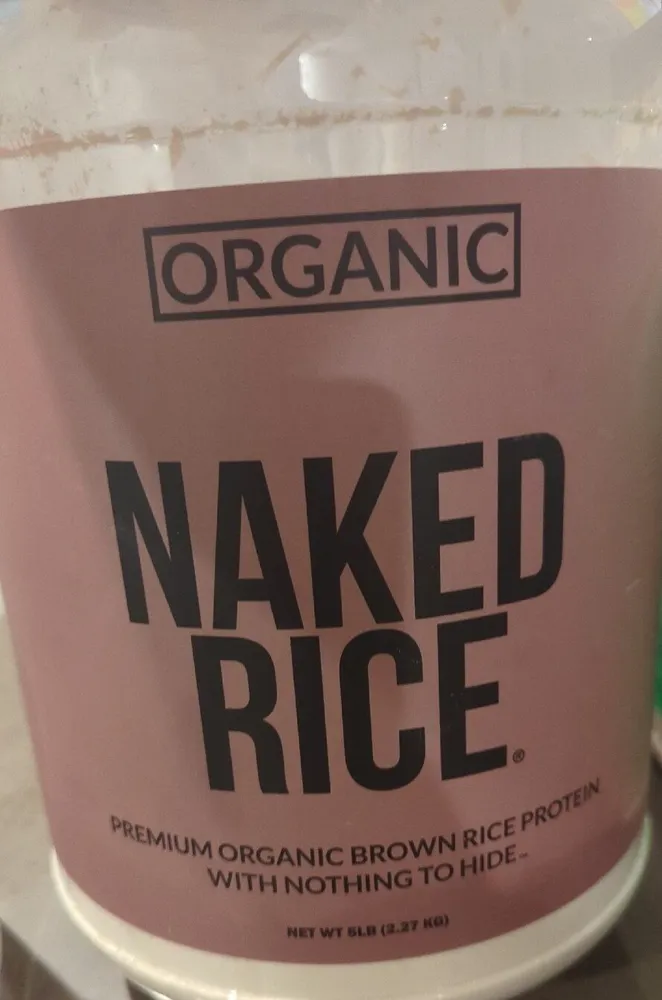 Naked rice protein