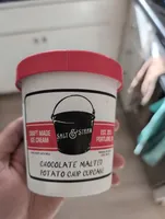 Chocolate Malted Potato Chip Cupcake Ice Cream