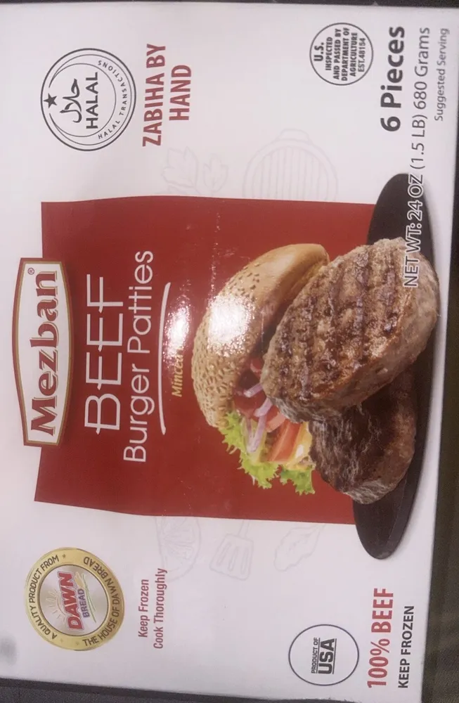 Beef Burger Patties