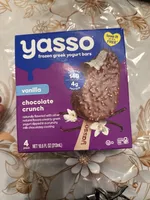vanilla chocolate crunch frozen greek yogurt bars