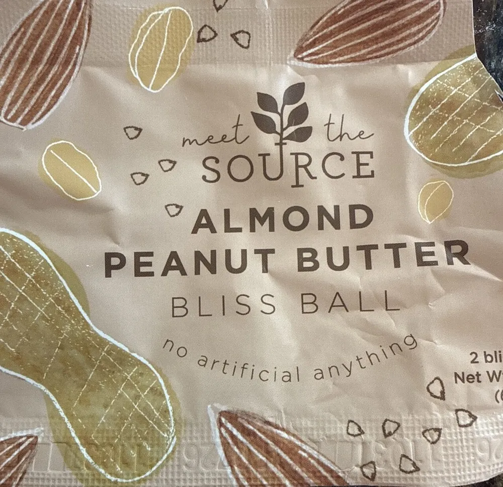 Almond Peanut Butter Bliss Ball