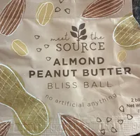 Almond Peanut Butter Bliss Ball