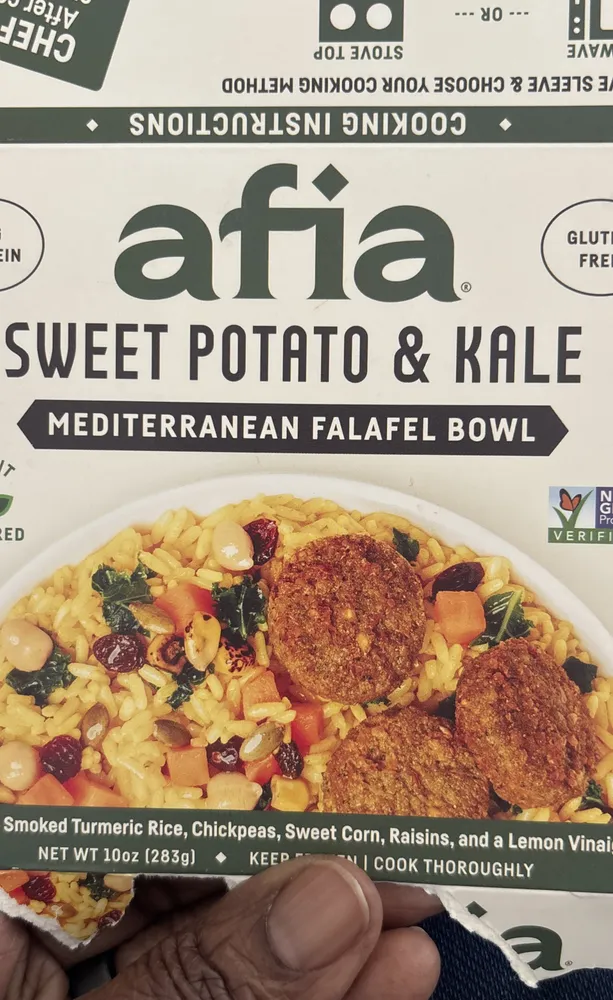 Sweet Potato & Kale Mediterranean Falafel Bowl