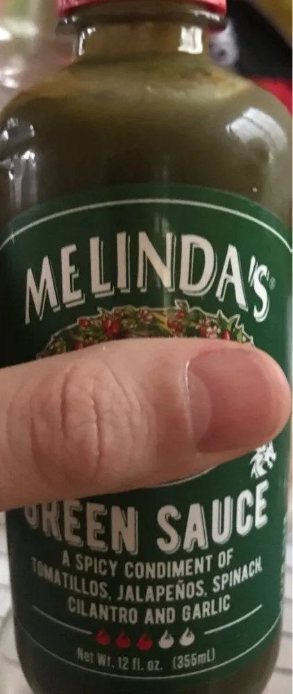 Melinda's green sauce a spicy condiment of tomatillos