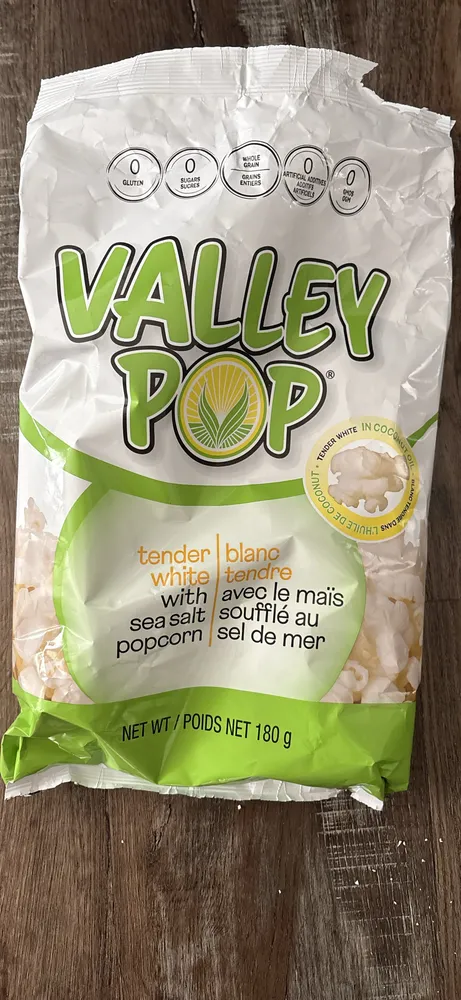 Popcorn with sea salt