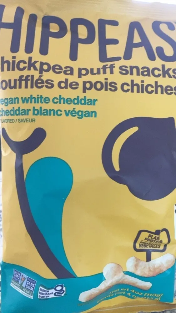 Chickpea puff snacks
