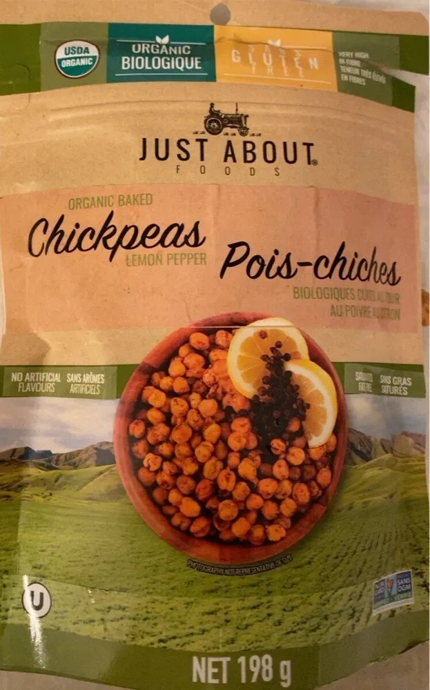 Pois Chiches biologiques cuits au four
