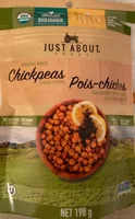 Pois Chiches biologiques cuits au four