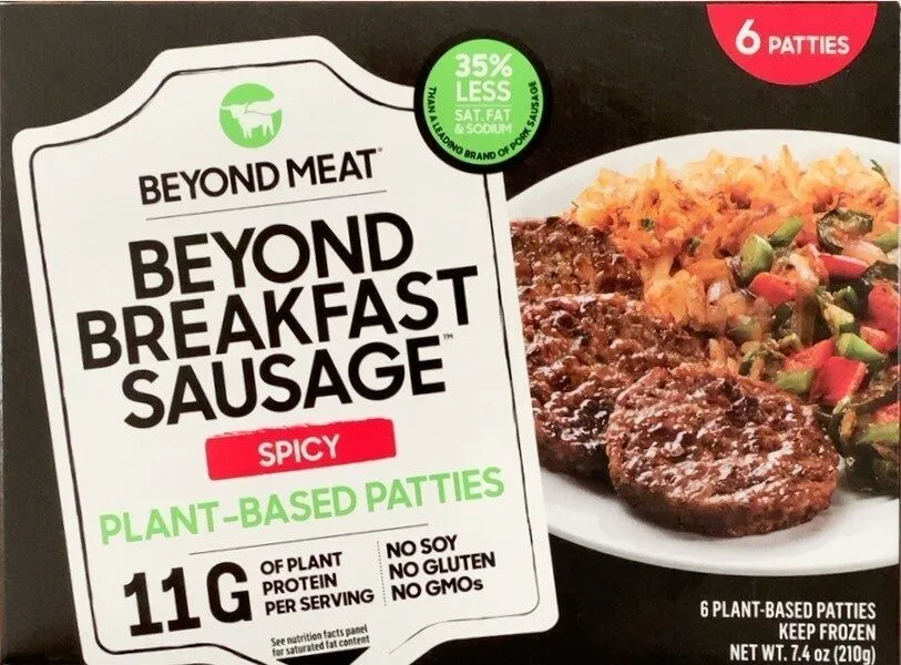 Beyond Breakfast Sausage Plant-Based Patties Spicy