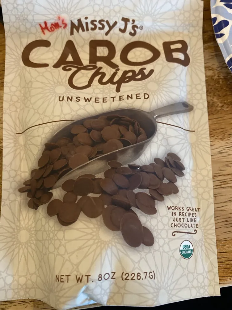 Carob chips unsweetened