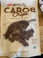Carob chips unsweetened