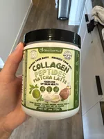 Collagen peptide matcha latte