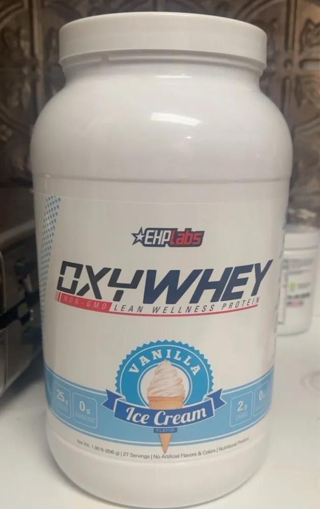 Oxy Whey Daily Lean Whey Protein Vanilla Ice Cream flavor