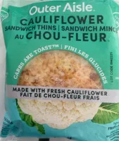Cauliflower sandwich thins