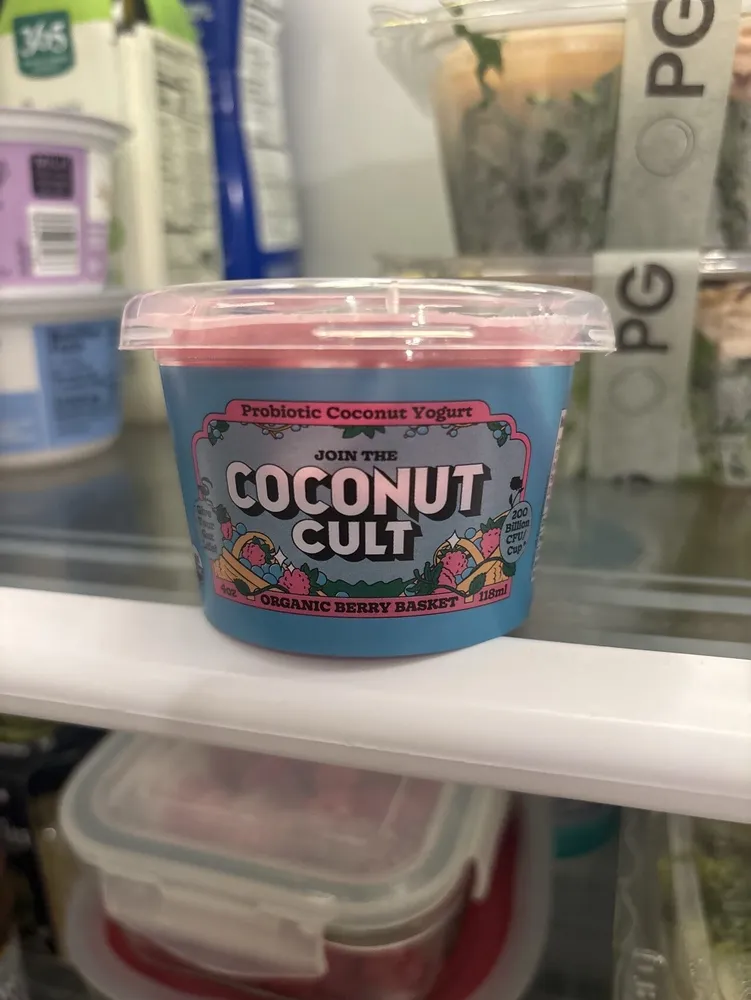 Probiotic Coconut Yogurt Organic Berry Basket