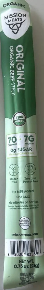 Original Organic Beef Stick