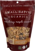 Organics gluten free cranberry maple crunch granola