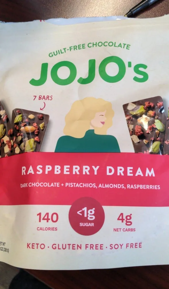 Jojo's rasp dream choc
