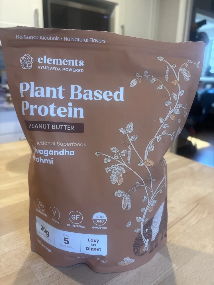plant based protein- peanut butter