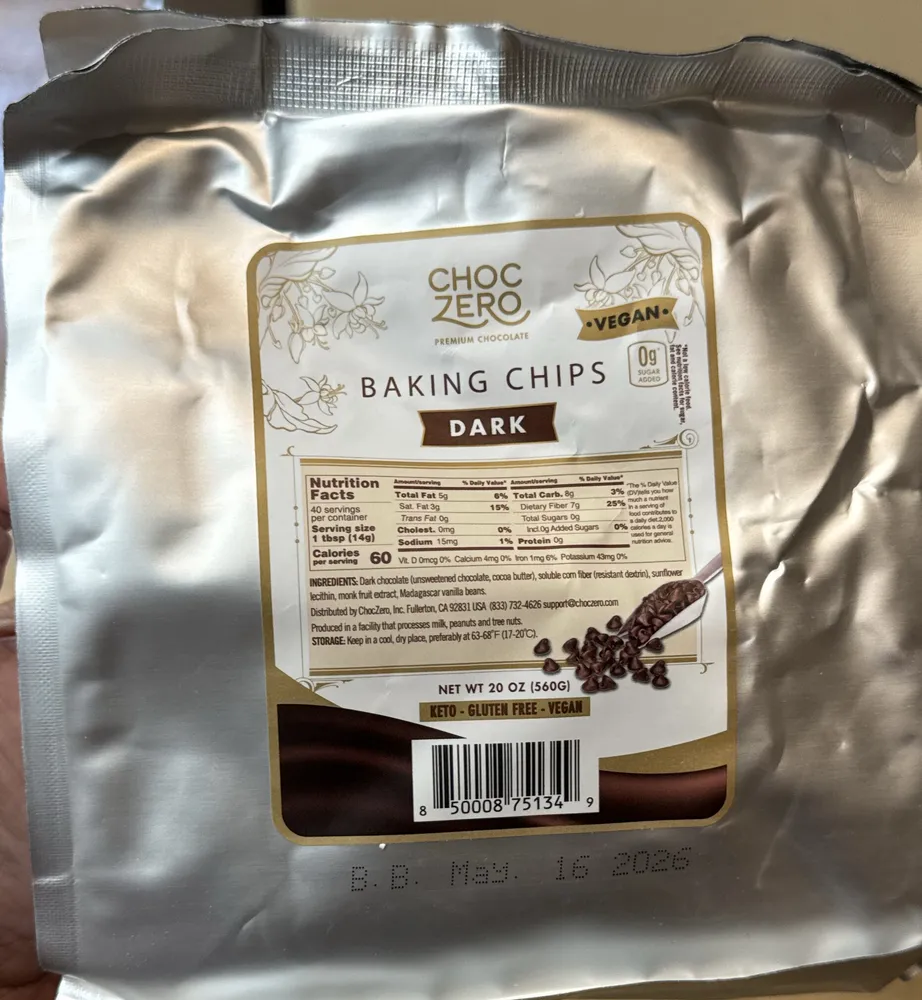 Dark chocolate chocolate chips