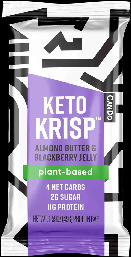 Keto Krisp Almond Butter & Blackberry Jelly