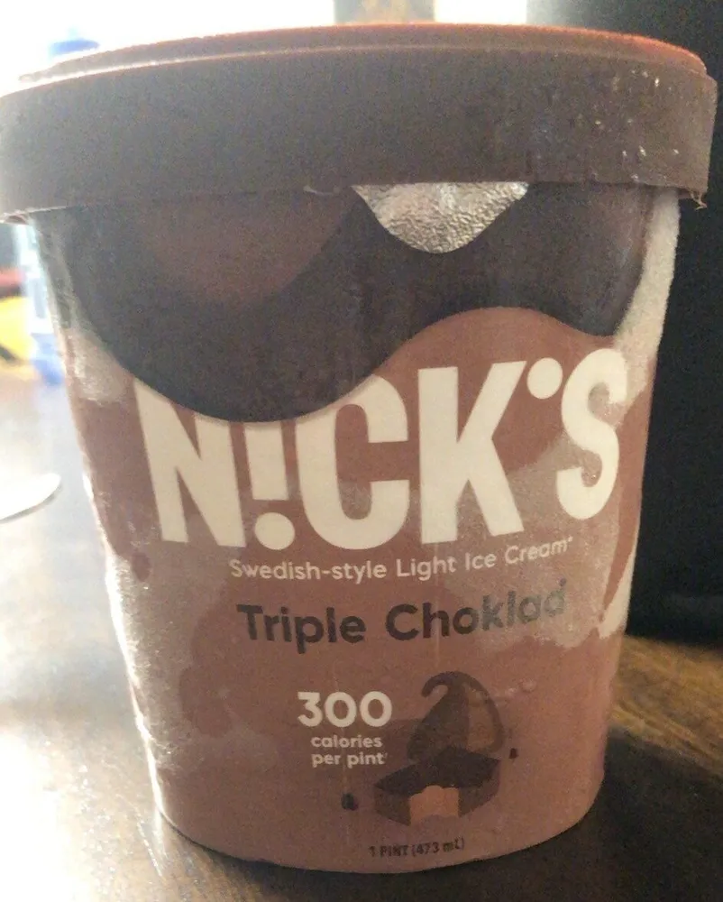 triple chocolate brownie flavor light ice cream