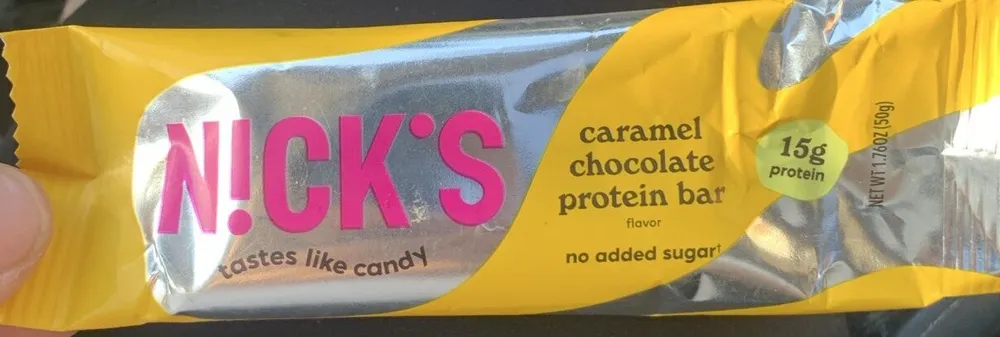 caramel chocolate protein bar