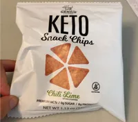 Keto snack chips chili lime