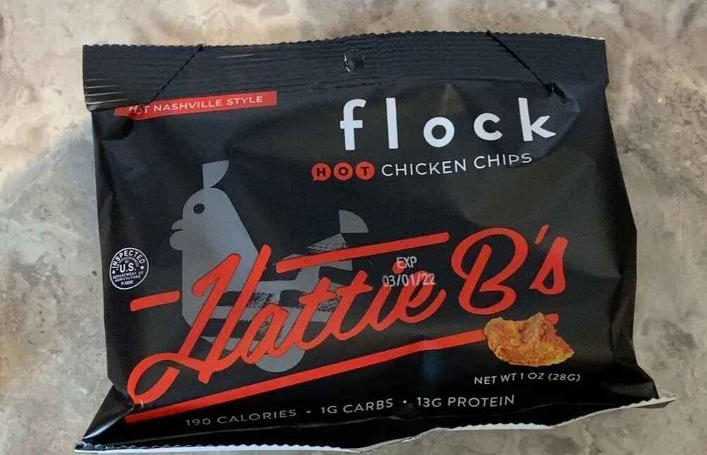 CHICKEN SKIN CRISPS HOT NASHVILLE SEASONED