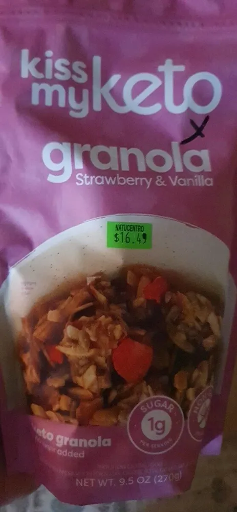 Granola strawberry & vanilla