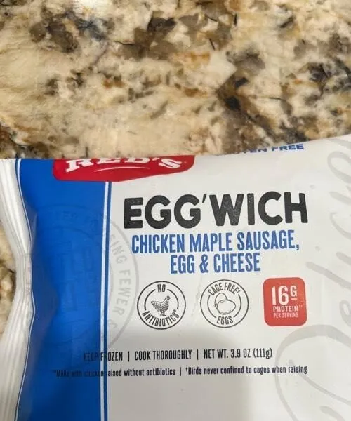 EGG'WICH CHICKEN MAPLE SAUSAGE EGG & CHEESE