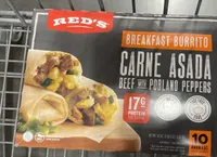 BREAKFAST BURRITO CARNE ASADA BEEF with POBLANO PEPPERS