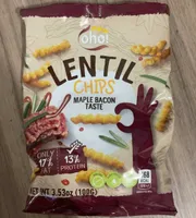 Lentil Chips Maple Bacon