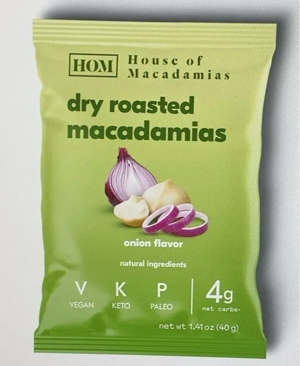 Savoury seasoned Macademia nuts