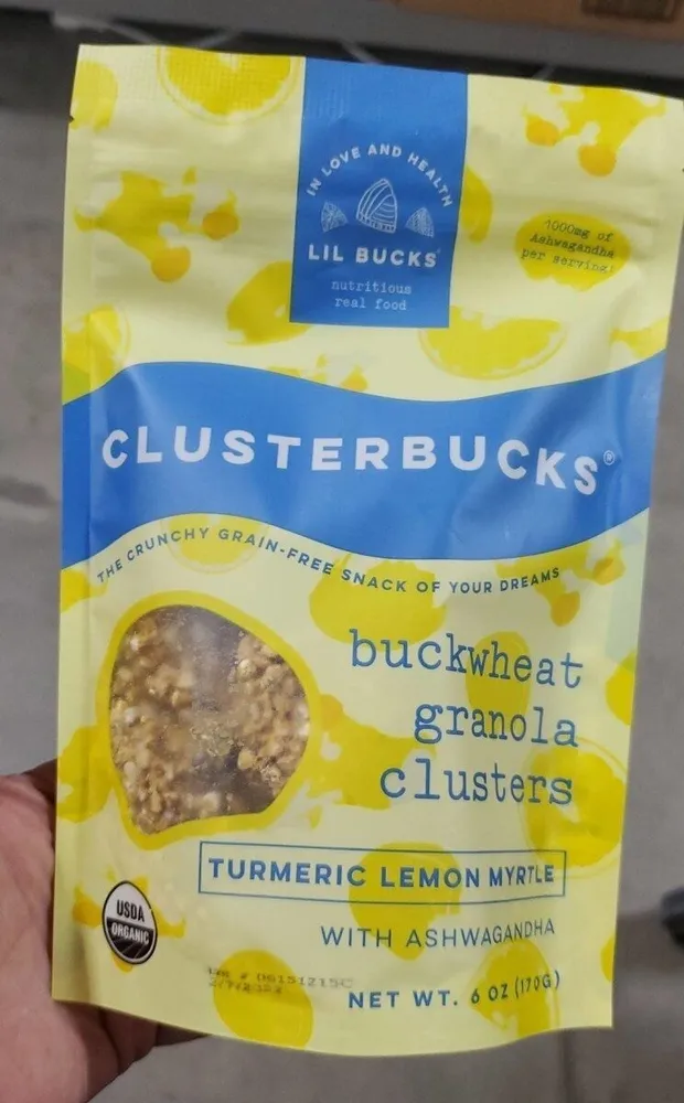Buckwheat granola clusters
