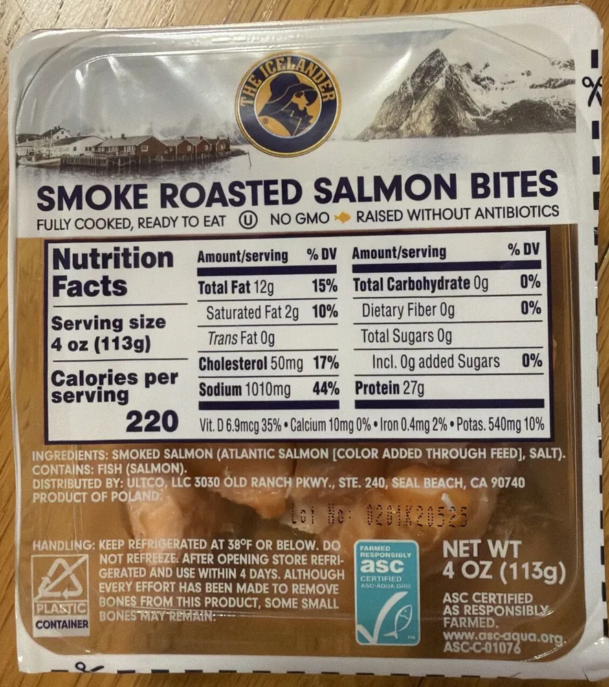 SMOKE ROASTED SALMON BITES