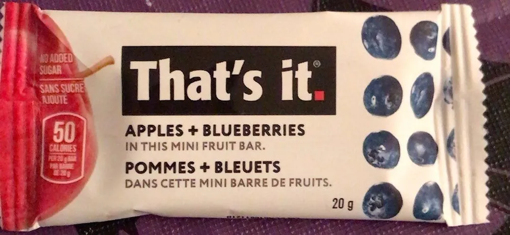 Barre de fruits