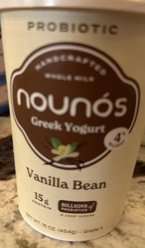 Nounós Vanilla Bean Greek Yogurt
