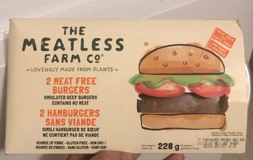 Meat free burger
