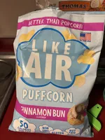 Puffcorn Cinnamon Bun Flavored