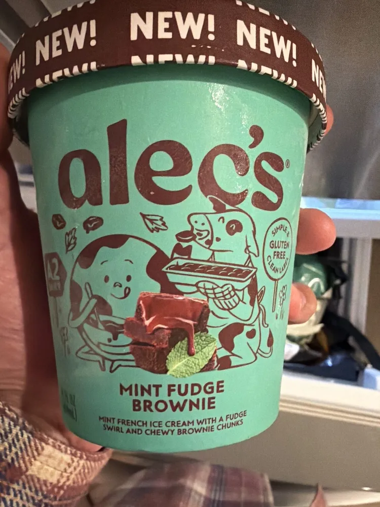 Mint Fudge brownie Ice Cream