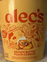 Brown Butter Peach Cobbler Ice Cream
