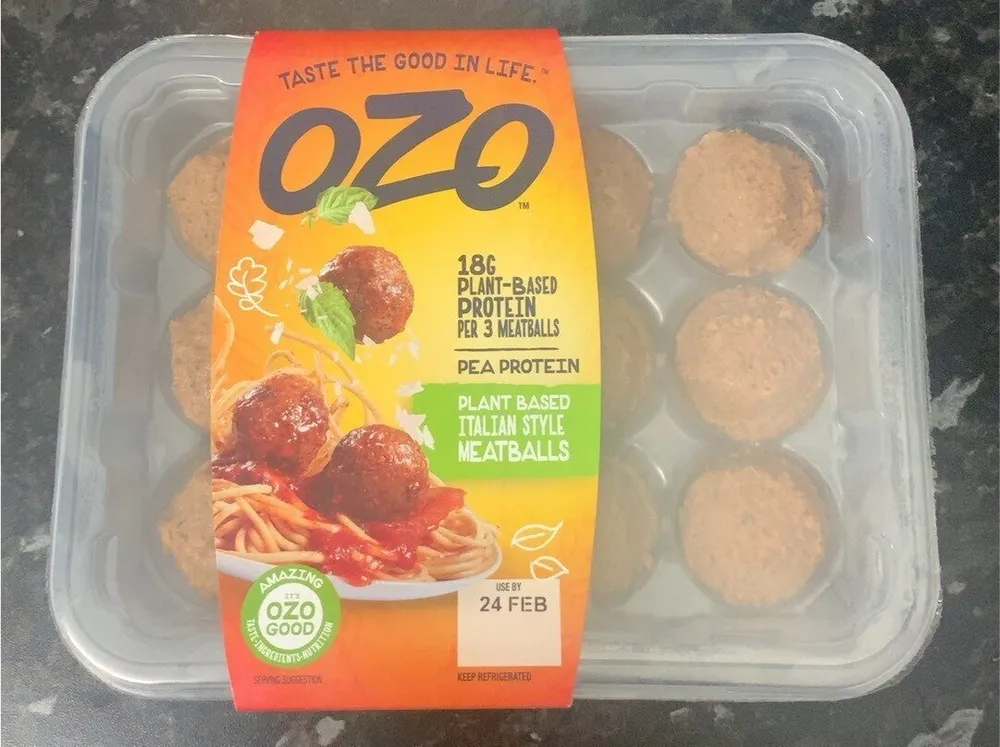 Plant based meatballs