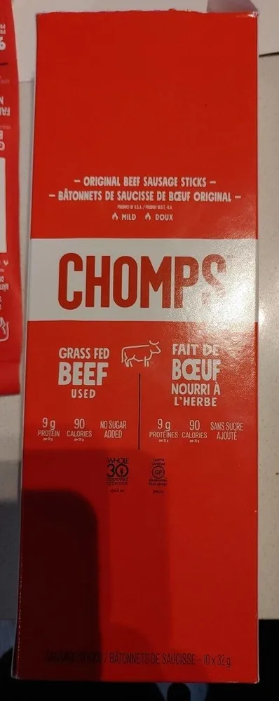 Original beef sausage sticks