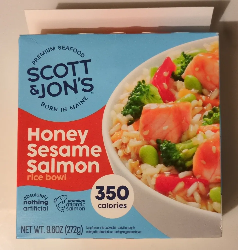 Honey Sesame Salmon Rice Bowl