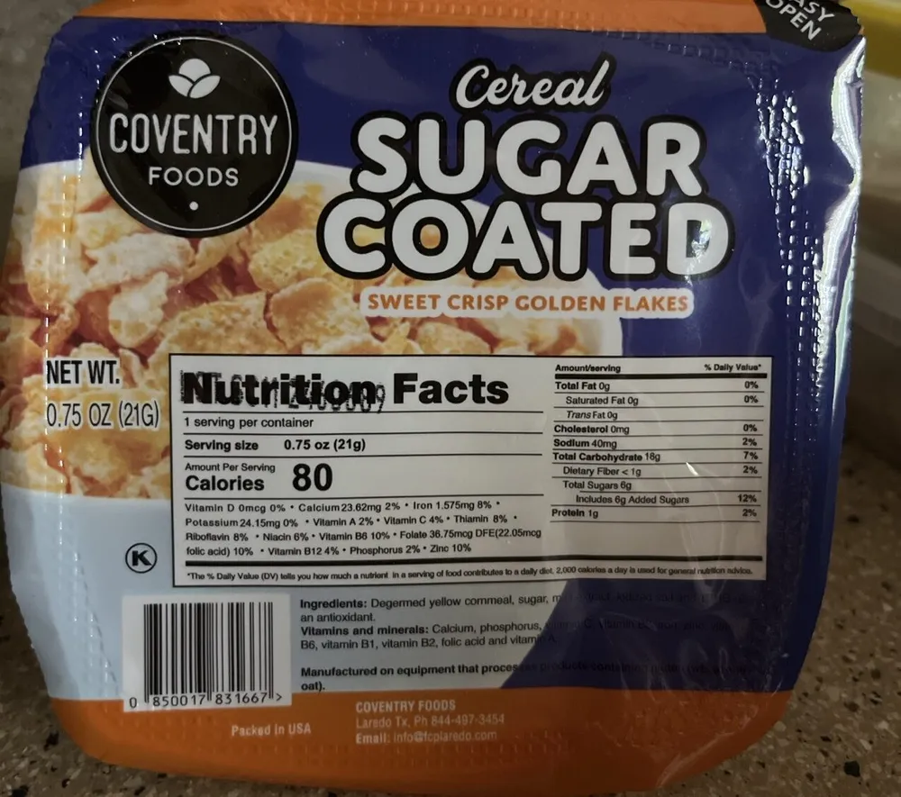 Sugar Coated Sweet Crisp Golden Flakes