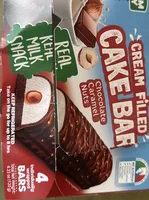 Cream filled cake bar