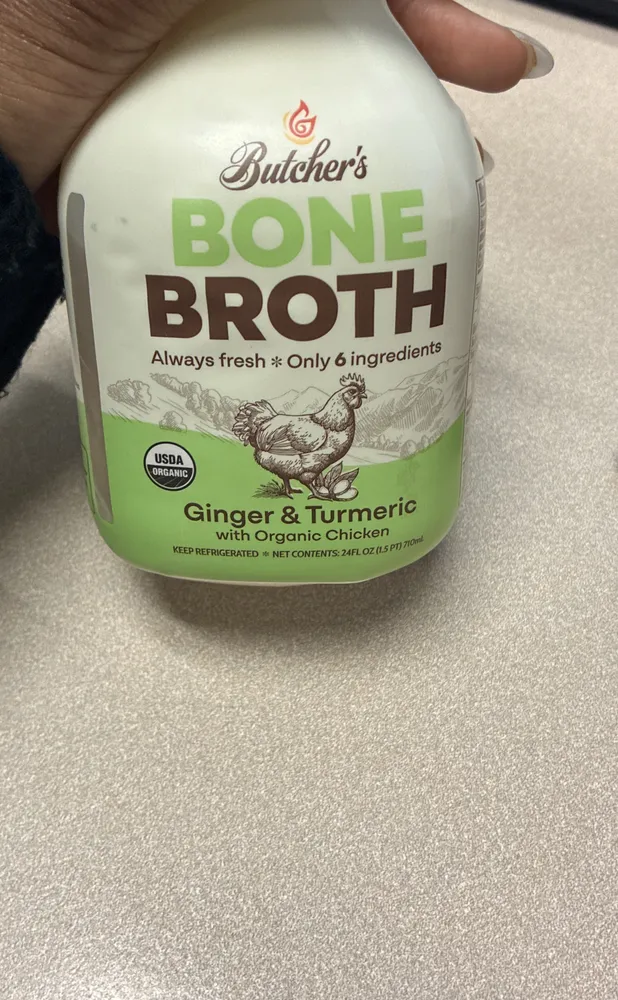Ginger Tumeric Chicken Bone Broth